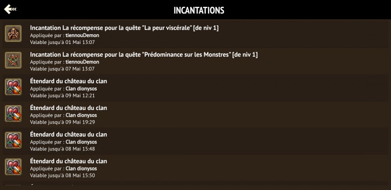 La bon moment pour utiliser les incantations bien chères payées.